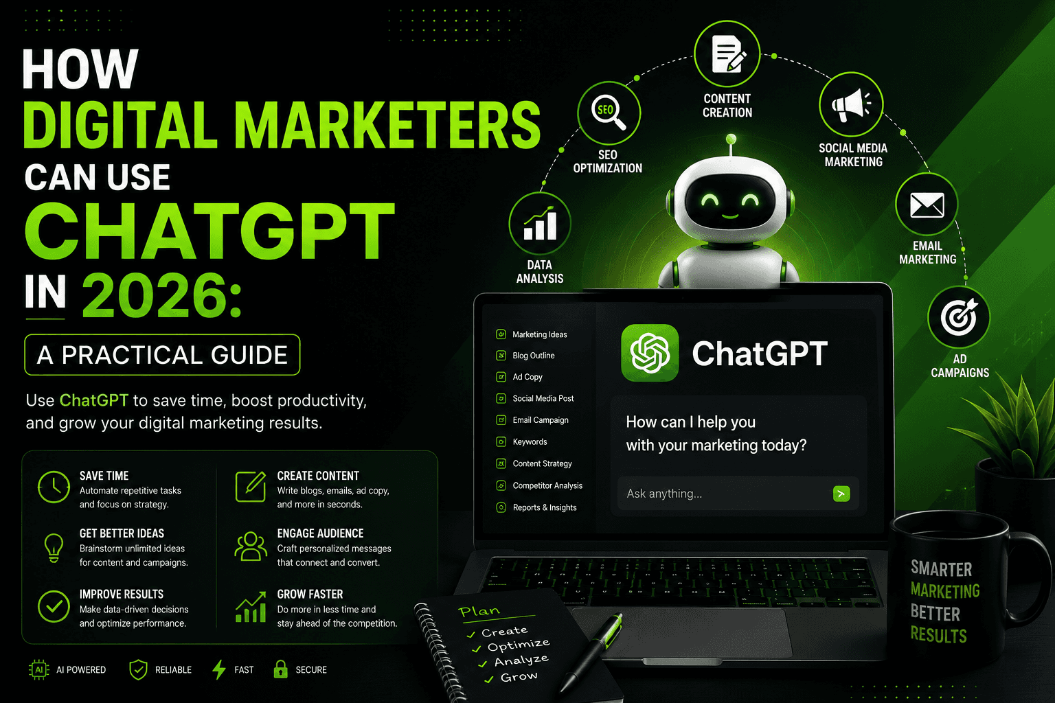 How Digital Marketers Can Use ChatGPT in 2026: A Practical Guide to Work Smarter, Faster & Better