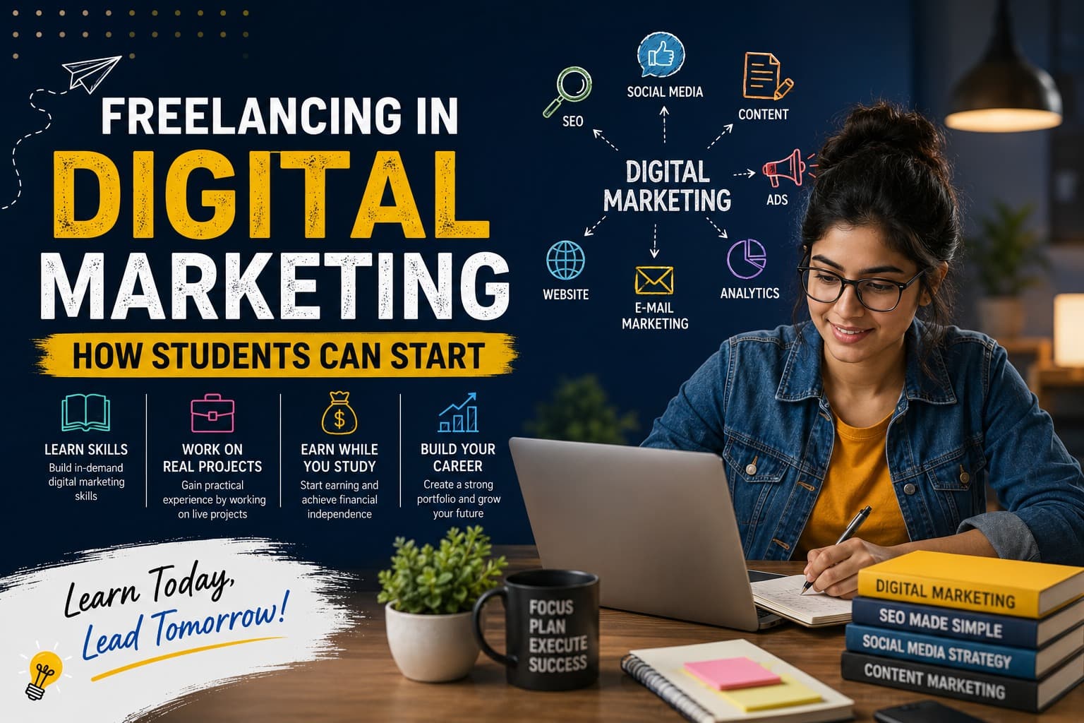 Freelancing in Digital Marketing: How Students Can Start