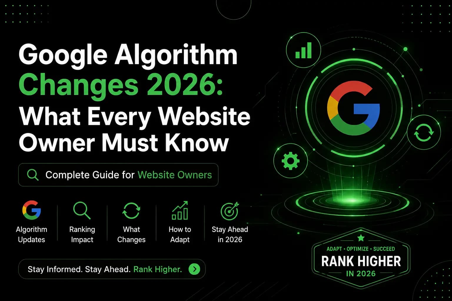 Google Algorithm Changes 2026: What Every Website Owner Must Know